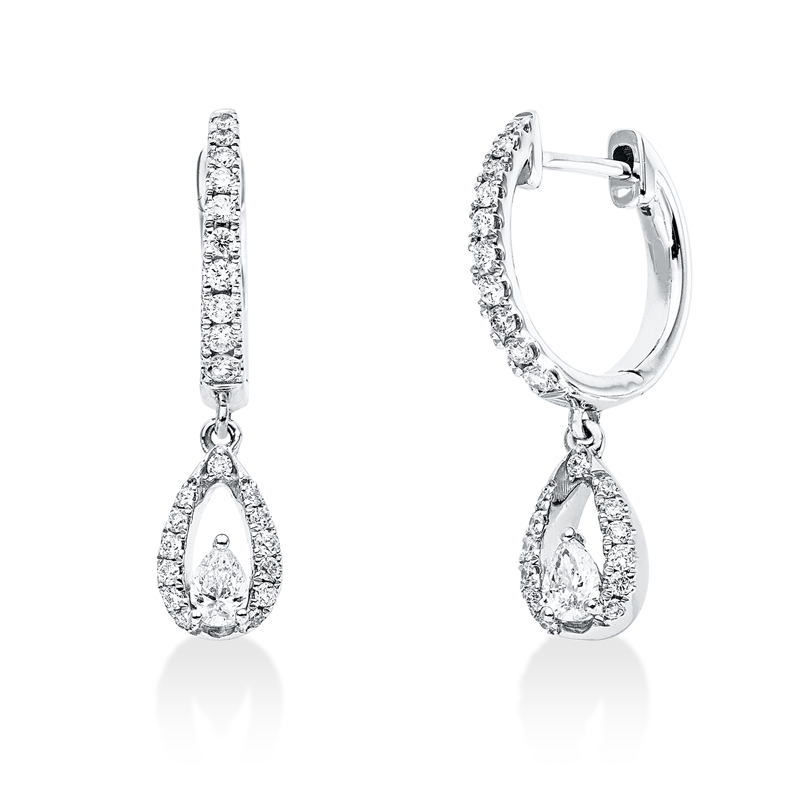Solitaire Ohrschmuck