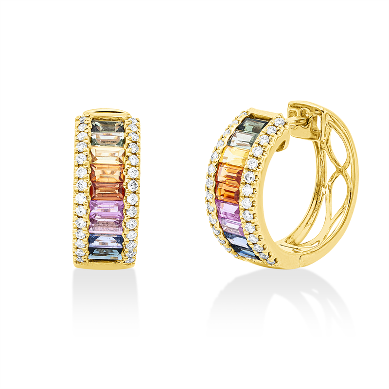 Rainbow &amp; Multicolor Creolen