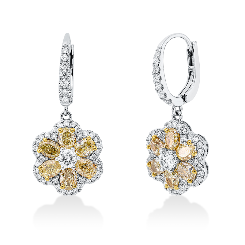 Farbiger Diamant Ohrschmuck