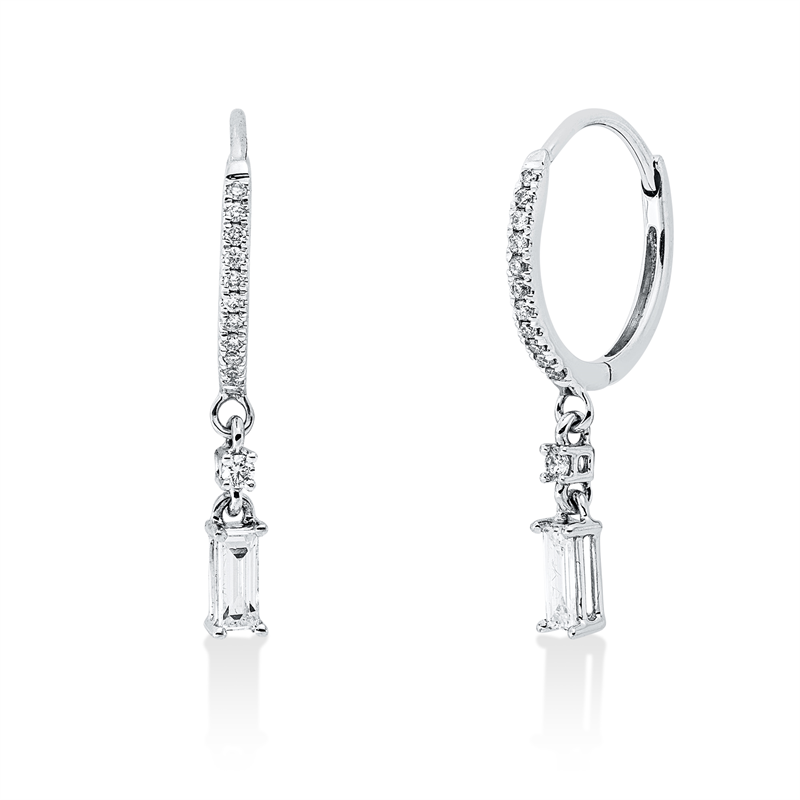 Baguette Ohrschmuck