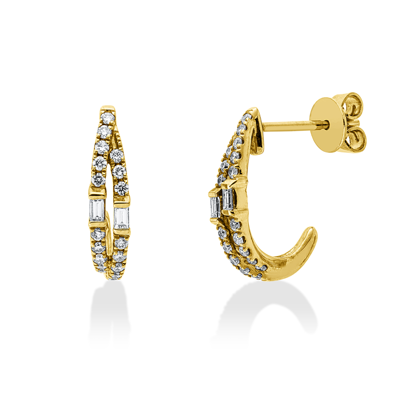 Baguette Ohrschmuck