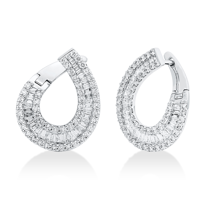 Baguette Ohrschmuck