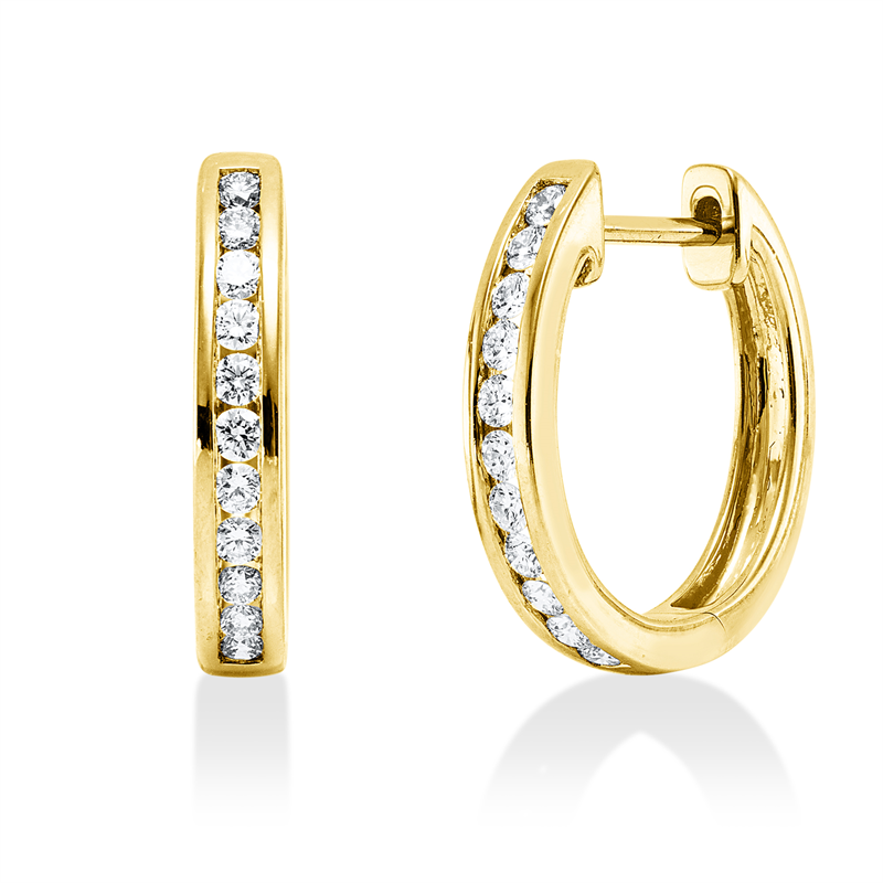 Mehrfachsteinbesatz Creolen