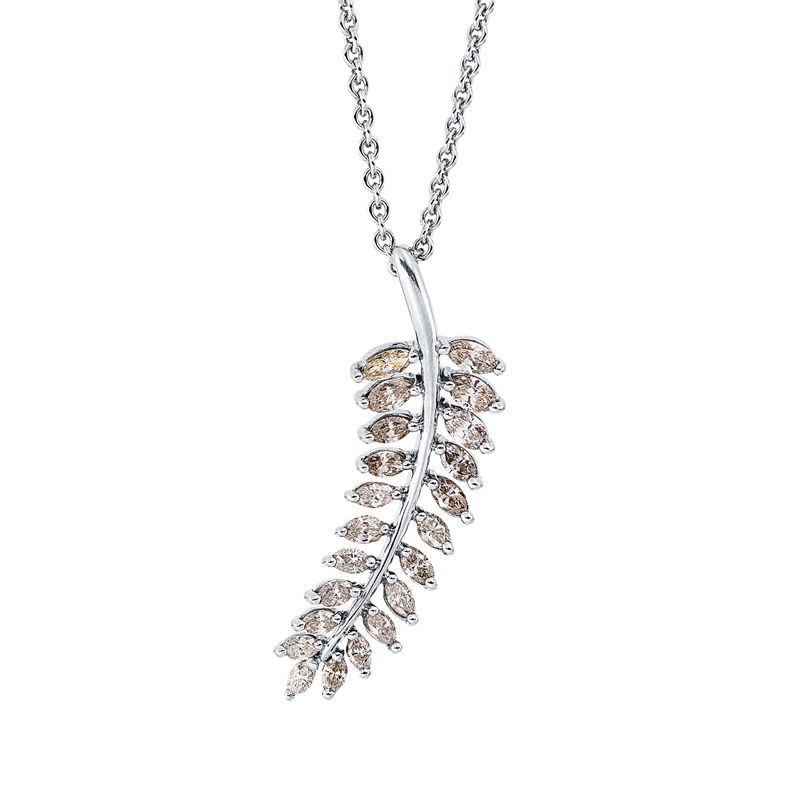 Farbiger Diamant Anhänger