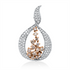 Farbiger Diamant Anhänger
