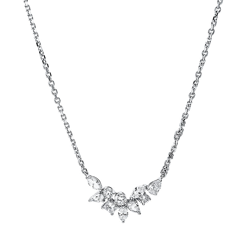 Mehrfachsteinbesatz Collier