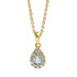Solitaire mit Besatz Collier