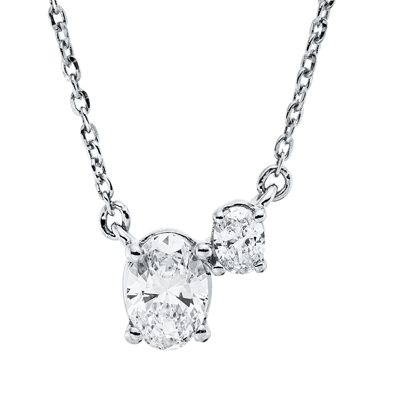 Mehrfachsteinbesatz Collier
