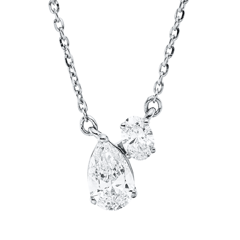 Mehrfachsteinbesatz Collier