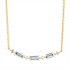 Mehrfachsteinbesatz Collier