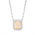 Farbiger Diamant Collier