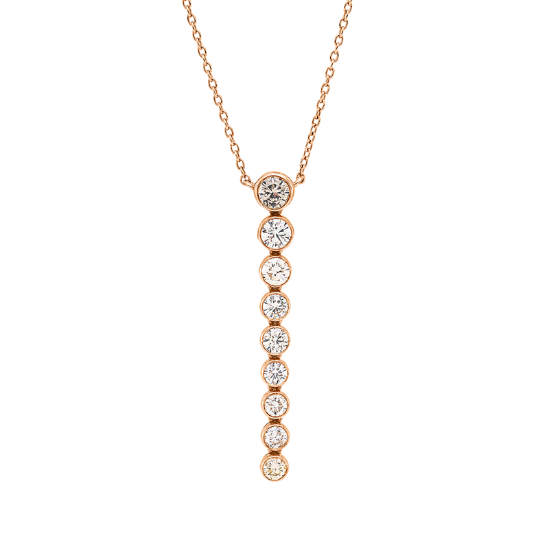 Farbiger Diamant Collier