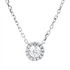 Solitaire mit Besatz Collier