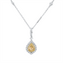 Farbiger Diamant Collier