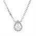 Solitaire mit Besatz Collier