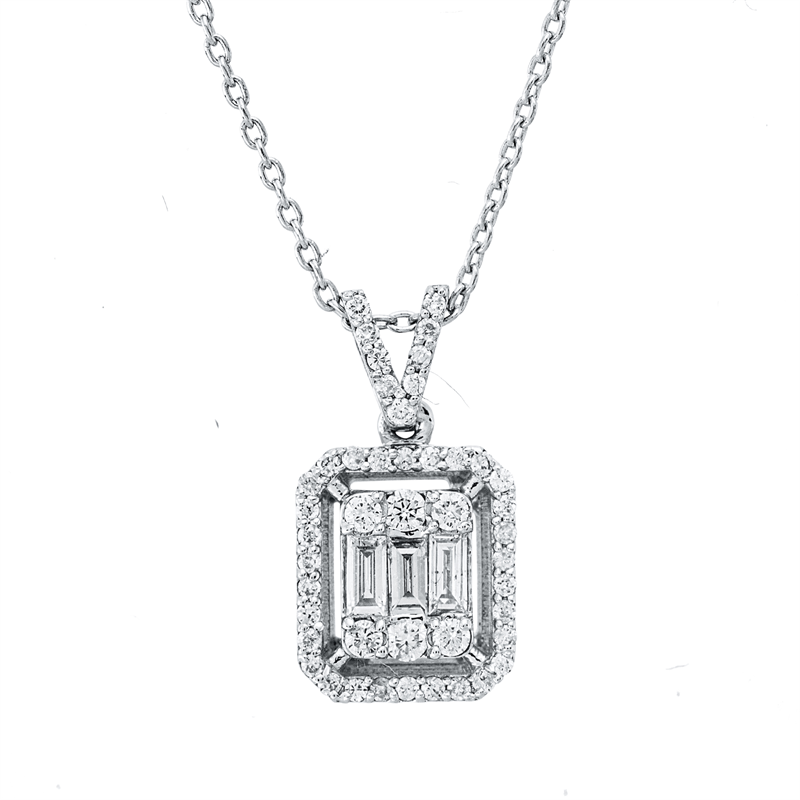 Baguette Illusion Collier