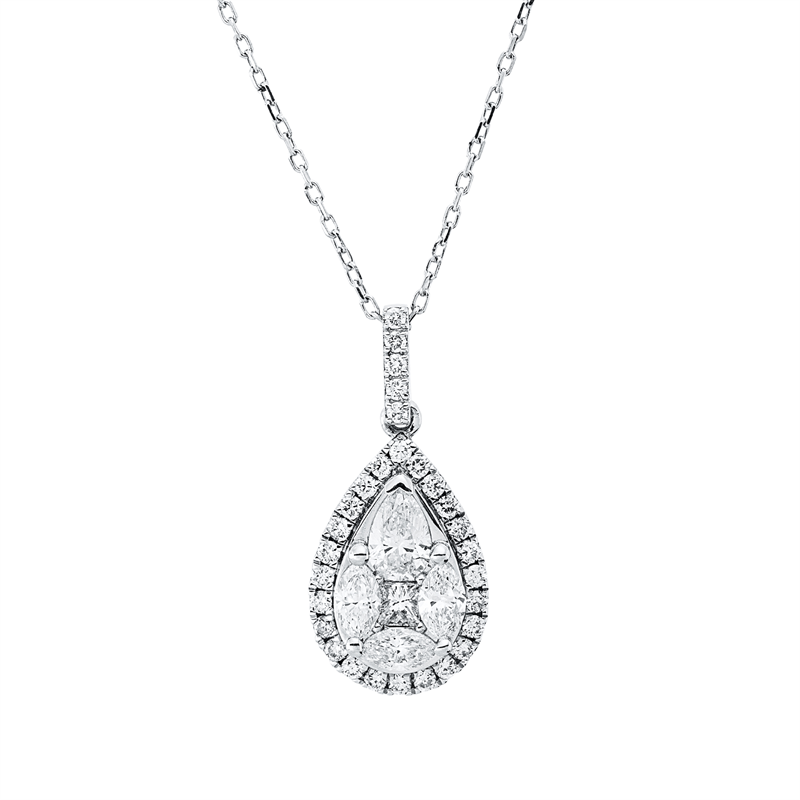 Baguette Illusion Collier