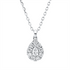 Solitaire mit Besatz Collier
