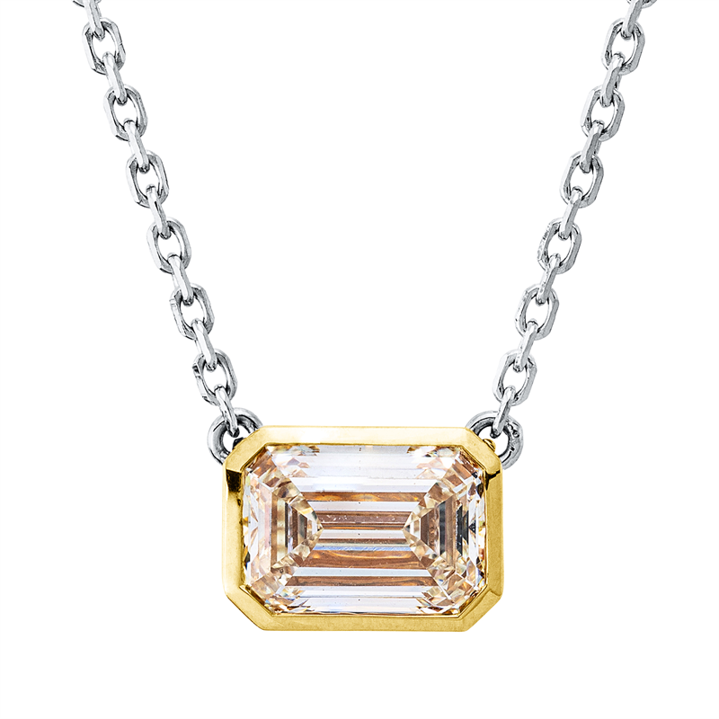 Farbiger Diamant Collier