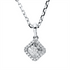 Solitaire mit Besatz Collier