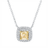 Farbiger Diamant Collier