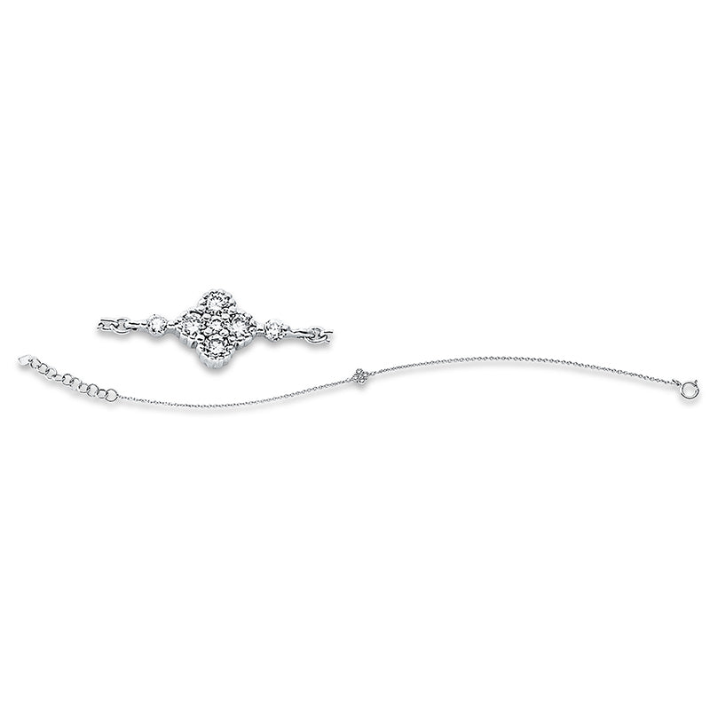 Mehrfachsteinbesatz Armband