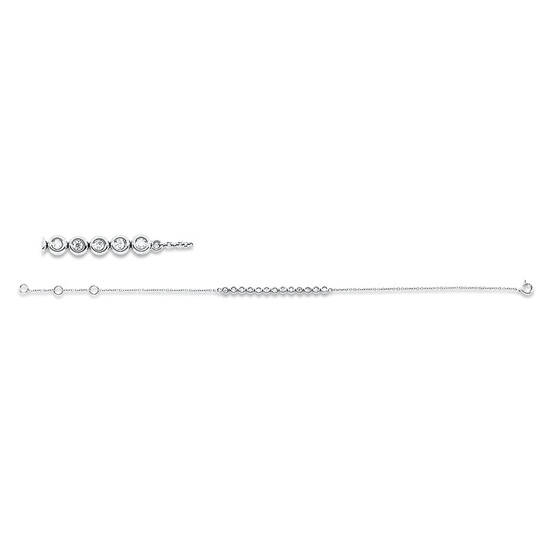 Mehrfachsteinbesatz Armband