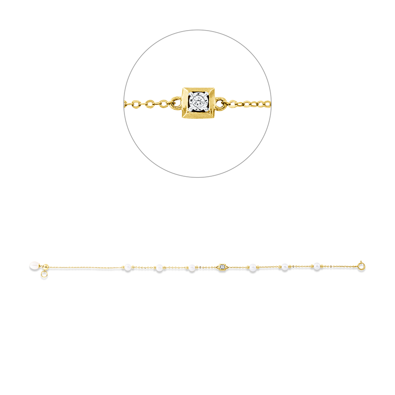 Perle Armband
