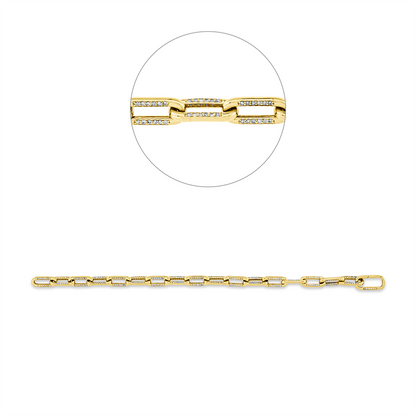 Mehrfachsteinbesatz Armband