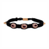 Leder- & Stoffband Armband