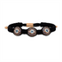 Leder- & Stoffband Armband