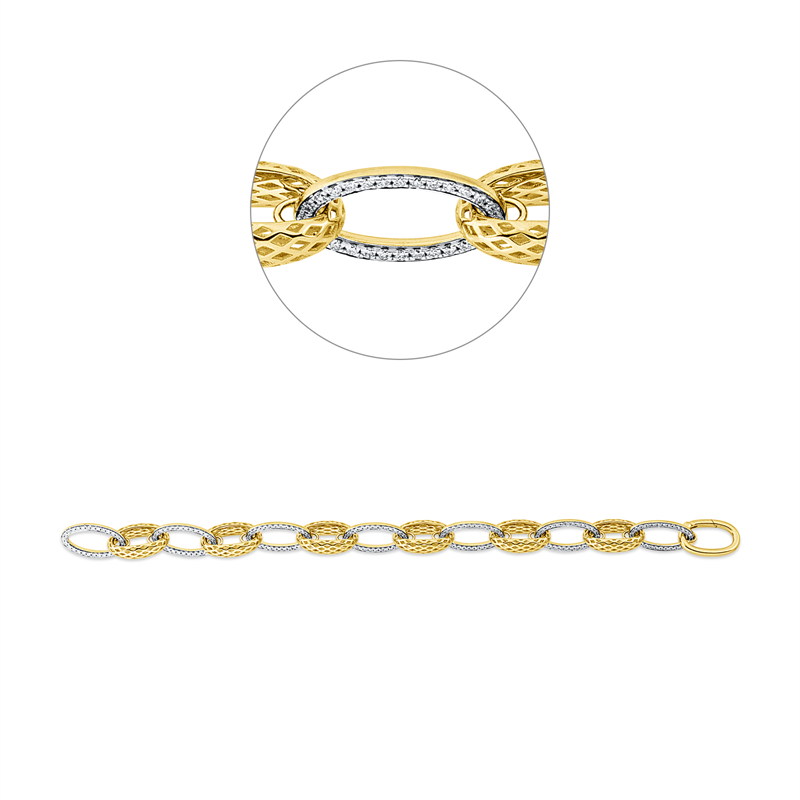 Mehrfachsteinbesatz Armband