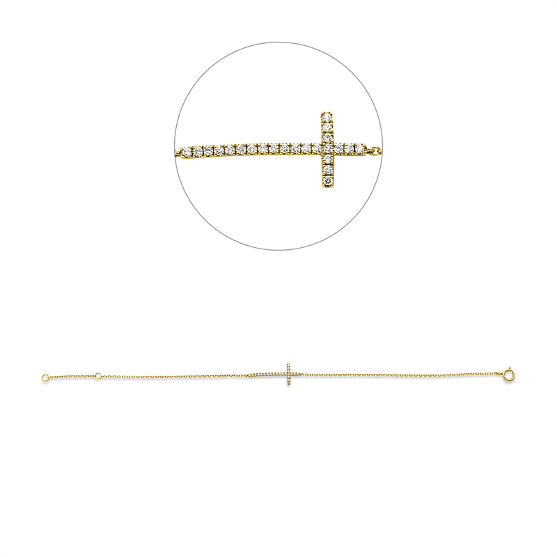 Kreuz Armband