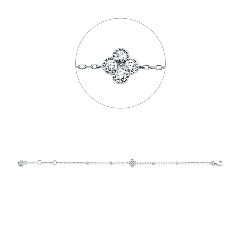 Baguette Illusion Armband