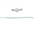Leder- & Stoffband Armband