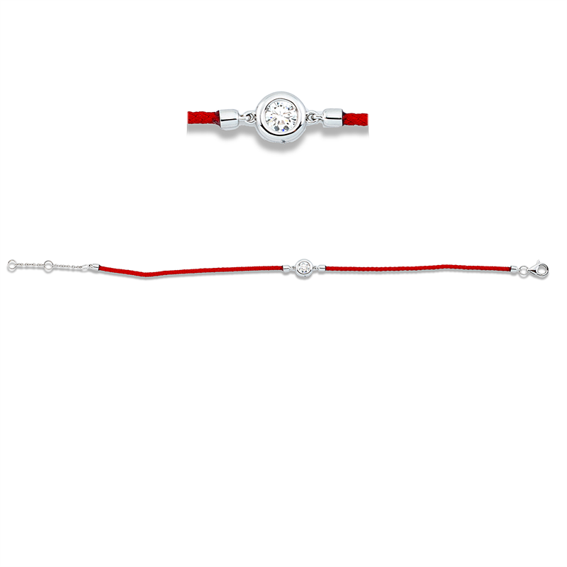 Leder- &amp; Stoffband Armband