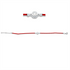 Leder- & Stoffband Armband
