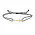 Leder- & Stoffband Armband