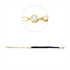Leder- & Stoffband Armband