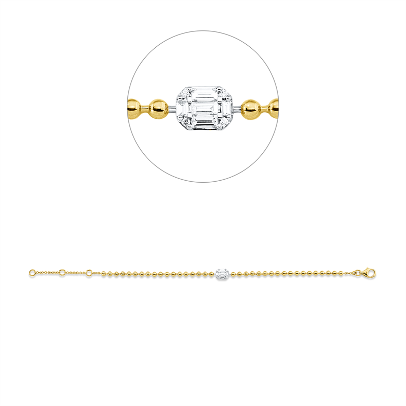 Baguette Armband