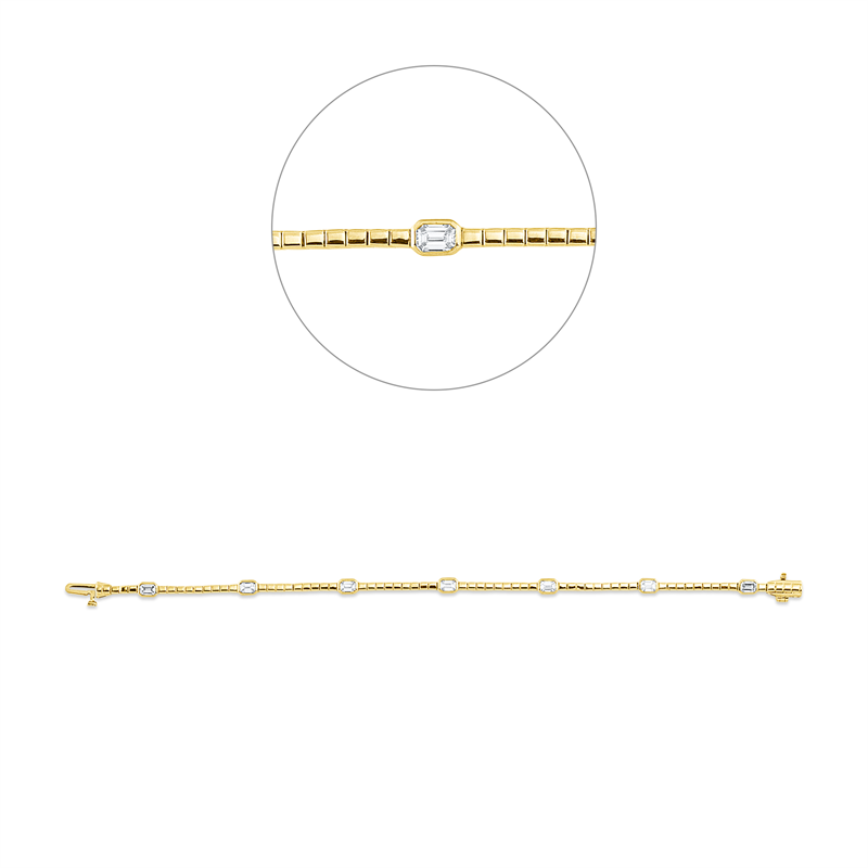 Baguette Armband