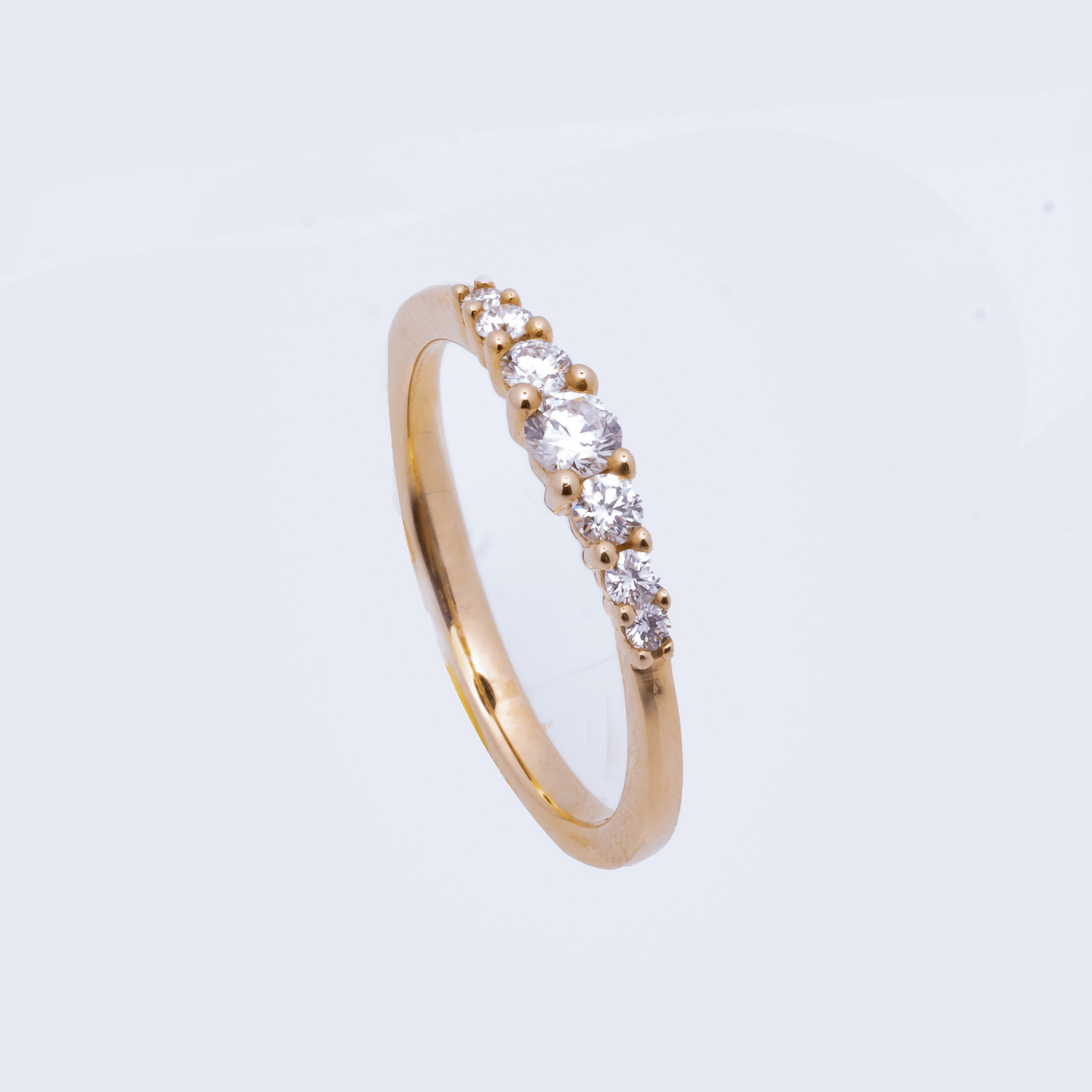 Pre Owned Ring  585 Gelbgold, 7 Brillant