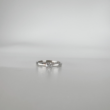 Pre-Owned Verlobungsring aus 18 Karat Weißgold mit 1 Brillant ca. 0,30ct