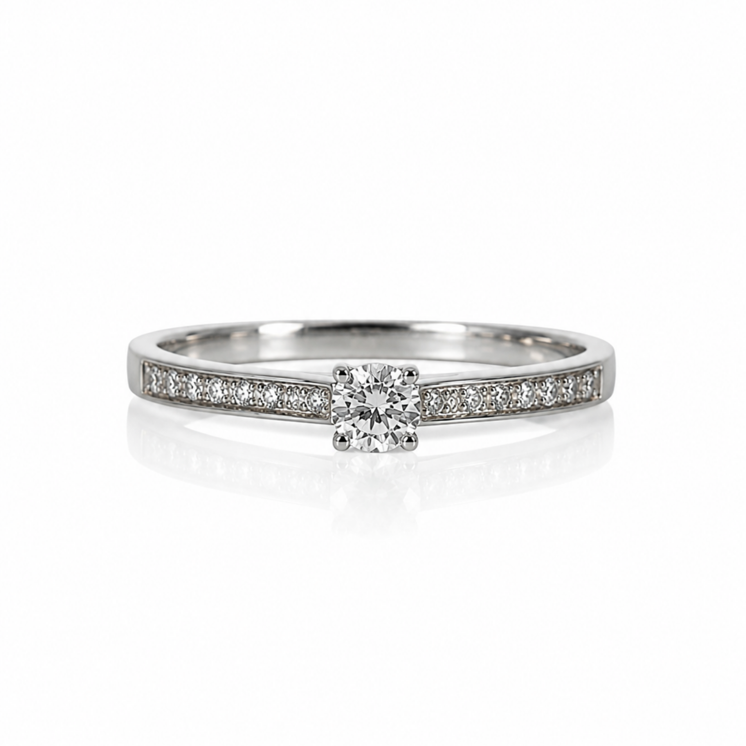 Pre Owned Verlobungsring aus 585 mit 0,18ct Brillanten