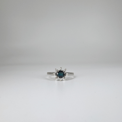 Klassischer Pre Owned Saphir-Ring