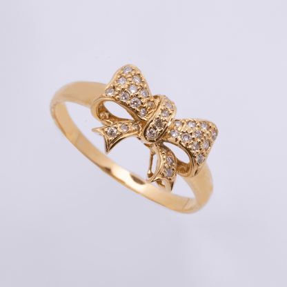 Pre Owned Ring 750 Gelbgold mit 31 Brillanten
