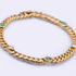 Pre Owned Armband 750 Gelbgold, 2 Diamanten