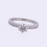 Pre Owned Tiffany&Co Ring 950 Platin, Mittelstein Brillant