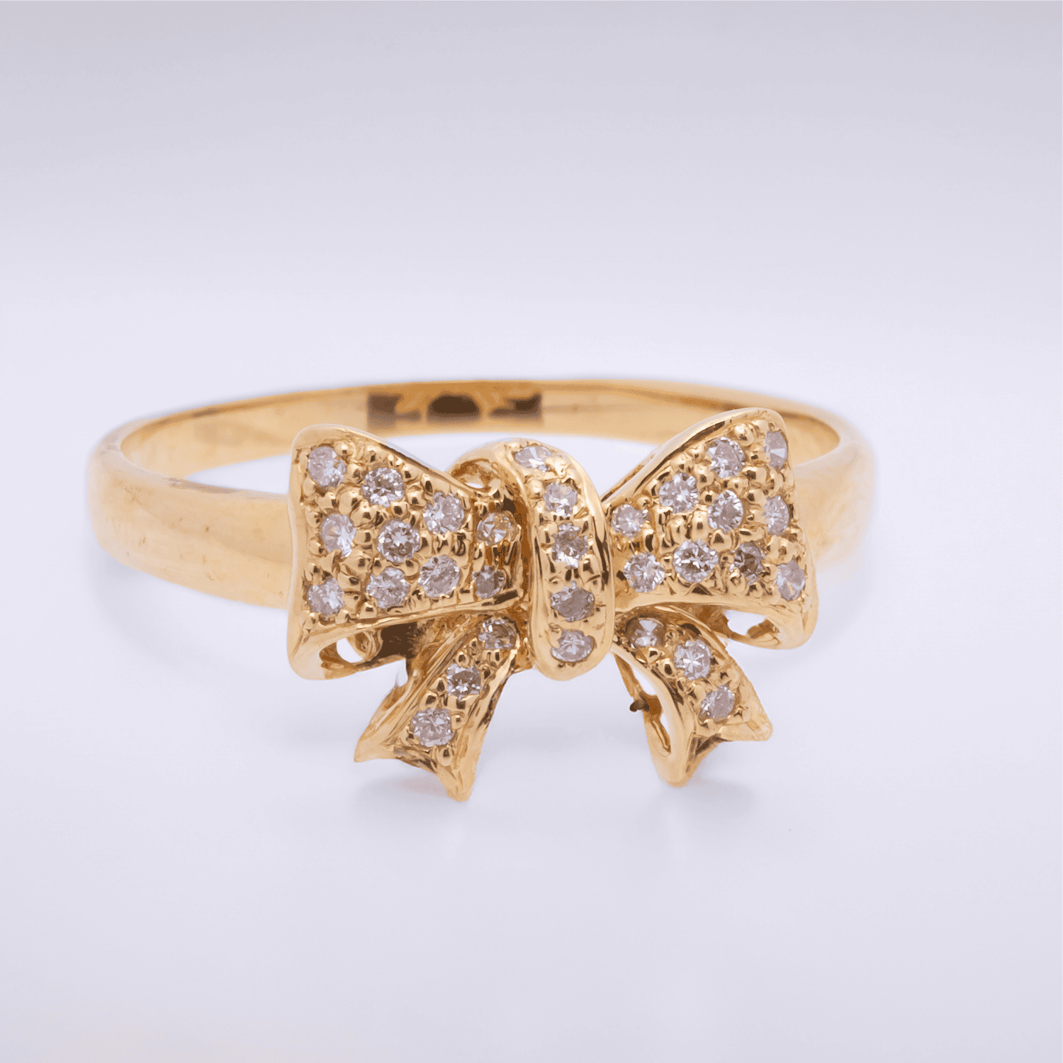 Pre Owned Ring 750 Gelbgold mit 31 Brillanten